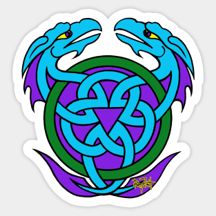 Double Dragons Brothers in Arms Sticker